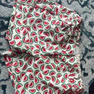 Crewcuts Vibrant Red and Green Summer Shorts